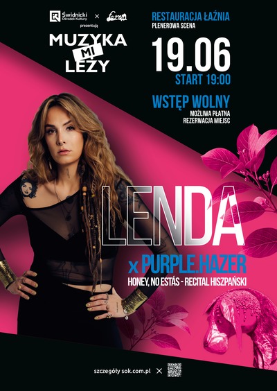 Event poster:  LENDA x Muzyka Mi Leży #26 - rezerwacja stolików 