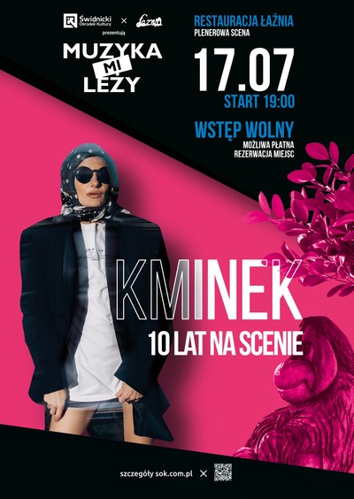 Plakat wydarzenia:  KMINEK x Muzyka Mi Leży #28 - rezerwacja stolików 