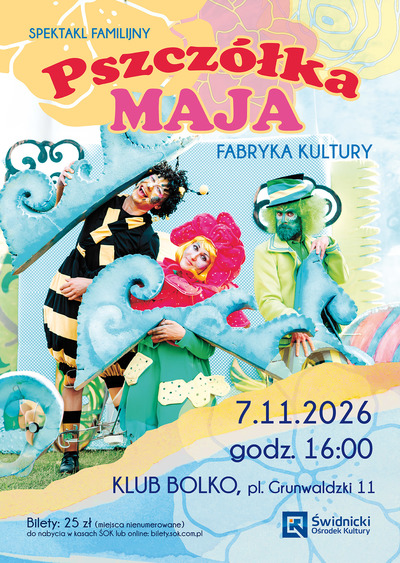 Plakat wydarzenia:  Spektakl familijny "Pszczółka Maja" 