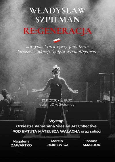 Plakat wydarzenia:  Władysław Szpilman - Re:Generacja 